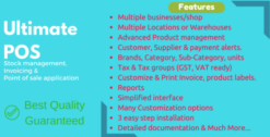 Ultimate POS Best ERP, Stock Management, Point of Sale & Invoicing application